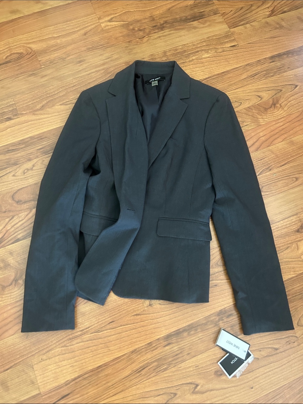 Classic Granite colored Tailored Blazer Nine West